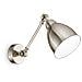Lampada Da Parete Newton Ap1 Nickel Max 1 X 60w E27 - 240v - Foto miniatura 5