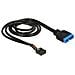 ICOC USBH-29F3M-60 - Cavo Interno USB3.0 19 pin Maschio / USB2.0 9 pin Femmina 60cm - Foto miniatura 1