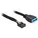 ICOC USBH-29F3M-60 - Cavo Interno USB3.0 19 pin Maschio / USB2.0 9 pin Femmina 60cm - Foto miniatura 2