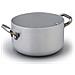 Casseruola Alta Spessore 3 Millimetri Con Due Maniglie Inox Per Induzione - Diametro Cm 32 - Altezza Cm 17-capacità Lt 12,5 - Foto miniatura 4