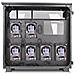 Case View 91 TG Ultra Tower ATX / EATX / Micro-ATX / Mini-ITX / XL-ATX 4 Porte USB 3.0 1 Porte USB 3.1 Colore Nero (Finestrato)  - Foto miniatura 17