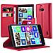 Custodia Compatibile Con Nokia Lumia 929 / 930 In Rosso Carminio - Coperchio Protettiva Con Chiusura Magnetica, Funzione Stand E Tasca Per Le Carte - Foto miniatura 1