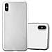 Custodia Compatibile Con Apple Iphone X / Xs In Argento Metallico - Coperchio Protettivo In Silicone Tpu Flessibile - Foto miniatura 1