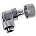 Eiszapfen 16/10mm Compression Fitting 90° Rotatable G1/4 - Chrome - Foto miniatura 5