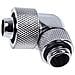 Eiszapfen 16/10mm Compression Fitting 90° Rotatable G1/4 - Chrome - Foto miniatura 3
