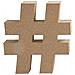 Simbolo In Mdf, H: 13 Cm, Spessore 2 Cm, Mdf, 1 Pezzo - Foto miniatura 1