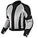 Giacca Mesh Traforato Traspirante Tessuto Tecnico Moto Touring Sport Grigio S - Foto miniatura 4