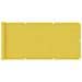 Paravento Da Balcone Giallo 75x400 Cm In Hdpe - Foto miniatura 1