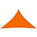 Parasole a Vela Oxford Triangolare 4x4x5,8 m Arancione - Foto miniatura 1
