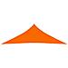 Parasole a Vela Oxford Triangolare 4x4x5,8 m Arancione - Foto miniatura 3