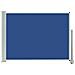 Tenda Laterale Retrattile Per Patio 80x300 Cm Blu - Foto miniatura 2