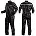 Tuta Intera Moto Impermeabile Anti Pioggia Marsupio Acqua Ripieghevole Nero 3xl - Foto miniatura 4