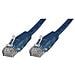 1.5m Cat6 RJ-45, Cat6, U / UTP (UTP), RJ-45, RJ-45, Maschio / maschio, Blu - Foto miniatura 1
