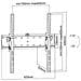 Supporto a parete Basic, inclinab., per TV 81-140cm (32-55"), max. 40kg. - Foto miniatura 7