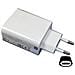 Mdy-12-ew + Typ-c Kabel - 3a - 55w - Weiss - Schnellladegert Laden Reiseadapter (mdy-12-ew) - Foto miniatura 1