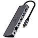 Hub di Interfaccia A-CM-COMBO5-05 USB 3.2 Gen 1 Type-C 5000 Mbit /s Colore Grigio - Foto miniatura 1