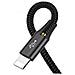 Cavo 4-in-1 Lightning/2 Usb-c/micro-usb A Usb-a A Ricarica Rapida 3,5a 1,2m, Nero - Foto miniatura 3