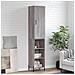 Credenza Grigio Sonoma 34,5x34x180 Cm In Legno Multistrato - Foto miniatura 1