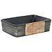 Lavabo Appoggio Nero Marrone Rettangolare 46x35,5x13cm Ceramica - Foto miniatura 2