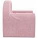 Divano Letto Per Bambini Rosa In Morbido Peluche - Foto miniatura 4