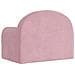 Divano Letto Per Bambini Rosa In Morbido Peluche - Foto miniatura 5