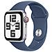Watch SE (Gen 2) 40mm GPS + Cellular Silver Aluminium Case con Cinturino Denim Sport Band Misura: S /M - Foto miniatura 2