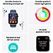 Watch SE (Gen 2) 40mm GPS + Cellular Silver Aluminium Case con Cinturino Denim Sport Band Misura: S /M - Foto miniatura 3