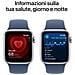 Watch SE (Gen 2) 40mm GPS + Cellular Silver Aluminium Case con Cinturino Denim Sport Band Misura: S /M - Foto miniatura 5