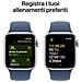 Watch SE (Gen 2) 40mm GPS + Cellular Silver Aluminium Case con Cinturino Denim Sport Band Misura: S /M - Foto miniatura 6