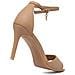 Leyla Sandals Sandali Sintetico Scarpe Donna Beige Eu 40, Mxty017501w 5003 - Foto miniatura 3