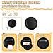 Custodia In Silicone Per Airtag Con Portachiavi Black - Foto miniatura 4