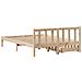 Letto senza Materasso 120x200 cm in Legno Massello di Pino - Foto miniatura 5