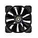 MHP 120 Case per computer Ventilatore 12 cm Nero 1 pz - Foto miniatura 1