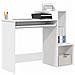 Scrivania bianca Bianca Truciolare Standard Stoccaggio - Foto miniatura 3
