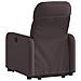 Poltrona Alzapersona Reclinante Elettrica Marrone Scuro Tessuto - Foto miniatura 4