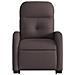 Poltrona Alzapersona Reclinante Elettrica Marrone Scuro Tessuto - Foto miniatura 8