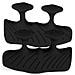 Cuscinetti Protettivi Per Palmo Sportivi In Silicone, Compatibili Con Attrezzature Da Palestra Per Sollevamento Pesi E Grip Antiscivolo Black - Foto miniatura 1