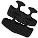 Cuscinetti Protettivi Per Palmo Sportivi In Silicone, Compatibili Con Attrezzature Da Palestra Per Sollevamento Pesi E Grip Antiscivolo Black - Foto miniatura 3