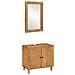 Set di mobili per il bagno 2 pcs Marrone 62 x 33 x 58 cm - Foto miniatura 1