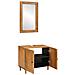 Set di mobili per il bagno 2 pcs Marrone 62 x 33 x 58 cm - Foto miniatura 2