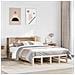 Letto Libreria senza Materasso 135x190 cm in Legno Massello - Foto miniatura 2
