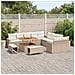 Set Divano da Giardino 13 pcs beige e panna 100 x 100 x 71 cm - Foto miniatura 3