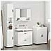 Set di mobili per il bagno 4 pcs Bianco 30 x 35 x 192 cm - Foto miniatura 4