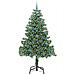 Albero di Natale con 300 LED con supporto Verde 210 cm PVC - Foto miniatura 3