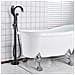 Rubinetto per vasca da bagno indipendente, Blackswan, tipo M130, modello nero, misura 97 cm - Foto miniatura 2