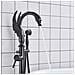 Rubinetto per vasca da bagno indipendente, Blackswan, tipo M130, modello nero, misura 97 cm - Foto miniatura 4