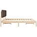 Letto con Testiera Rivestita Talpa 200 x 200 cm - Foto miniatura 6