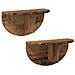 Scaffale da parete 2 pcs Legno vecchio 48 x 24 x 24 cm - Foto miniatura 1