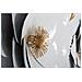 Decorazione In Metallo 3d Fiori 2-bianco-metallo-158x9x60 Cm - Foto miniatura 3