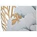 Decorazione In Metallo 3d Fiori 2-bianco-metallo-158x9x60 Cm - Foto miniatura 4